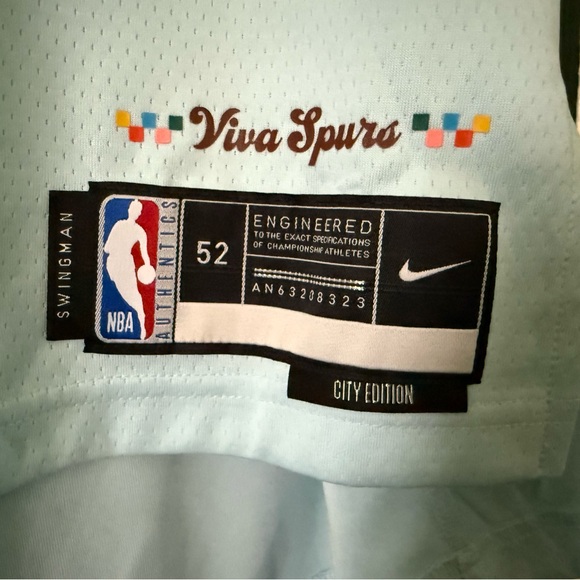 Nike 🏀 Wemby 👽 Spurs City Edition Jersey - Picture 5 of 10